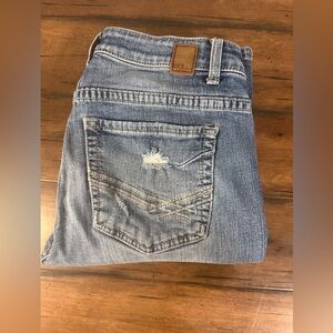 BKE Payton Jeans Womens 28R Bootcut Blue Denim